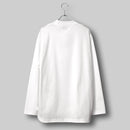 Albini T Smooth L/S Mock Neck Relax #WHITE