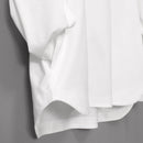 Albini T Smooth L/S Mock Neck Relax #WHITE