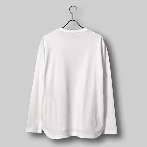 エスペシャリィドレスT ロングスリーブ リラックス #WHITE