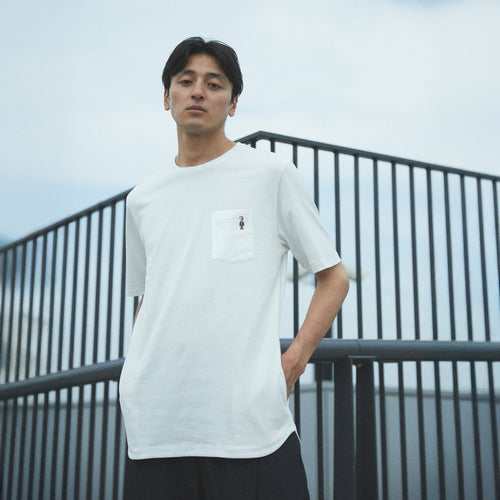 HUMA Pocket T #NAVY
