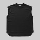 ブリージー ノースリーブドレスシャツ / Breezy Sleeveless Dress Shirt #BLACK