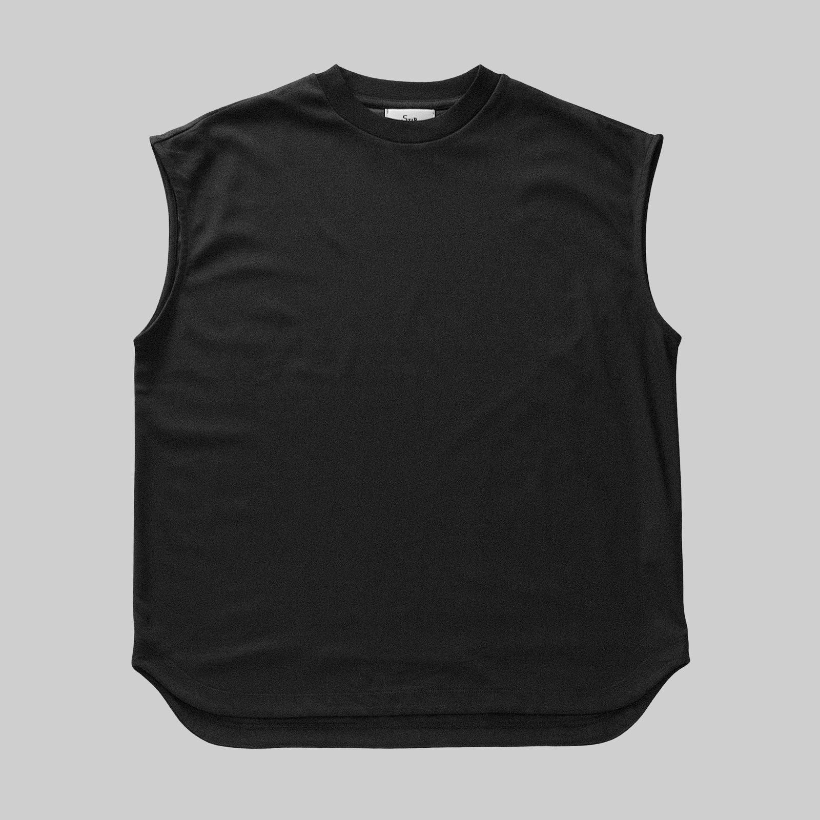ブリージー ノースリーブドレスシャツ / Breezy Sleeveless Dress Shirt #BLACK