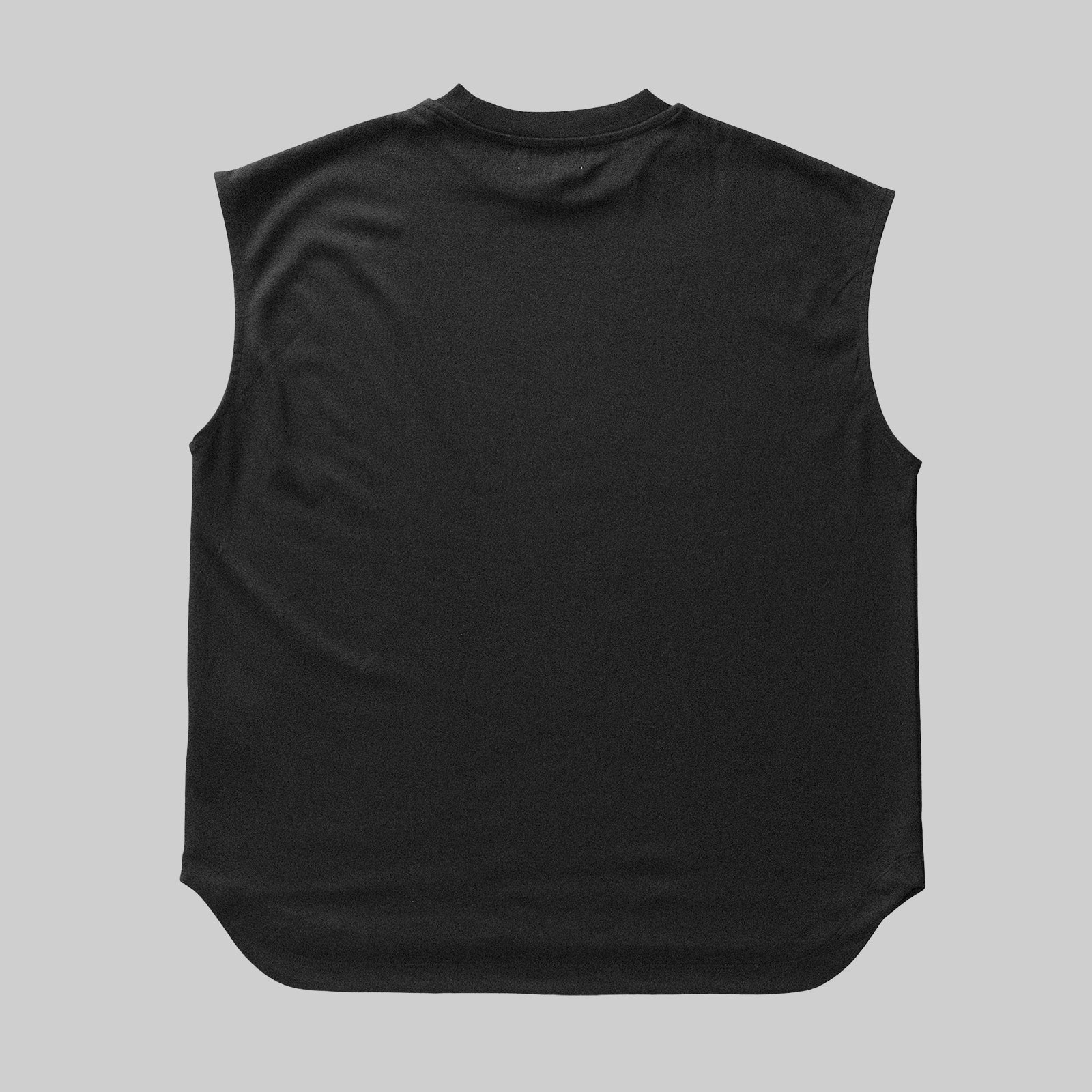ブリージー ノースリーブドレスシャツ / Breezy Sleeveless Dress Shirt #BLACK