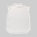 ブリージー ノースリーブドレスシャツ / Breezy Sleeveless Dress Shirt #WHITE