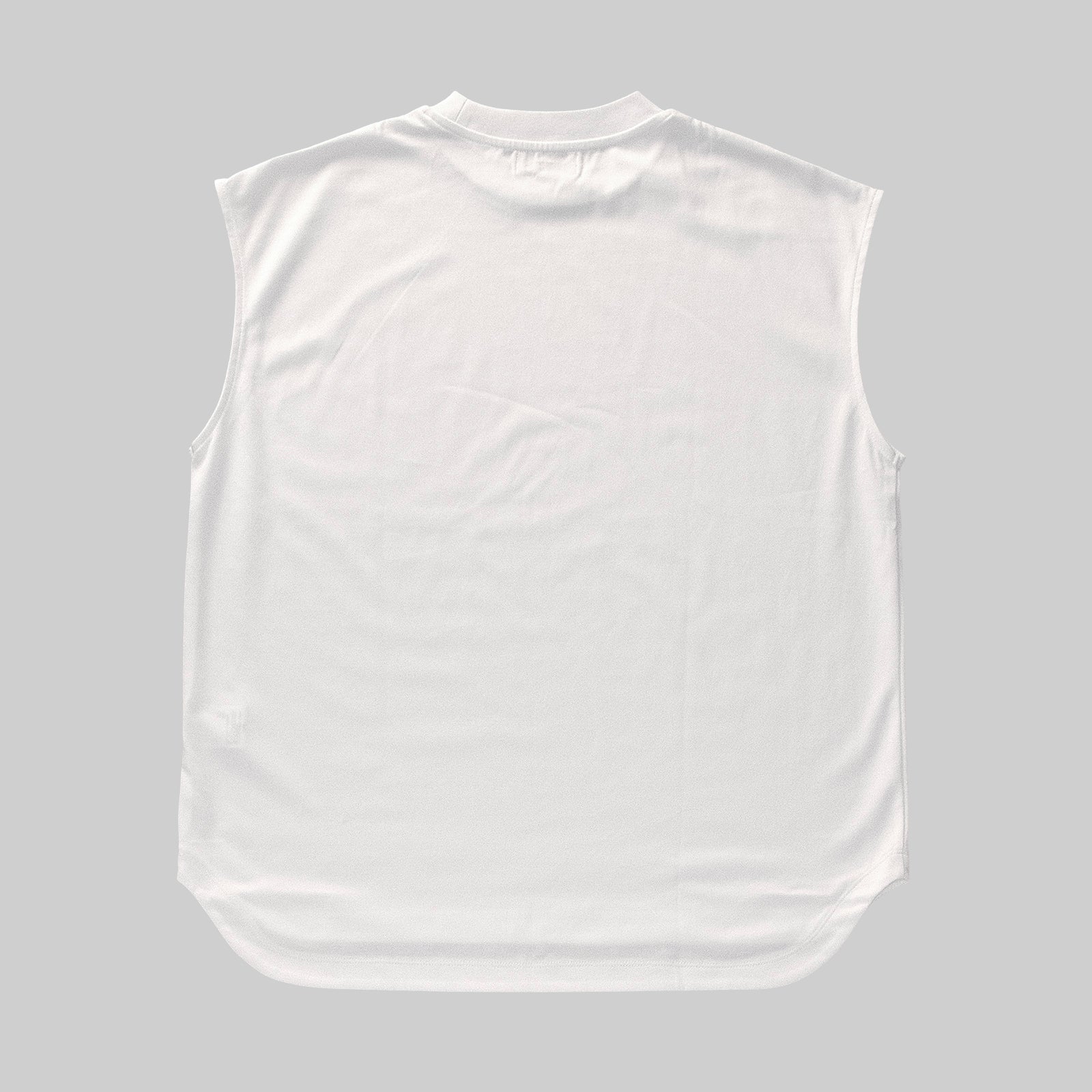 ブリージー ノースリーブドレスシャツ / Breezy Sleeveless Dress Shirt #WHITE