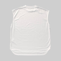 ブリージー ノースリーブドレスシャツ / Breezy Sleeveless Dress Shirt #WHITE