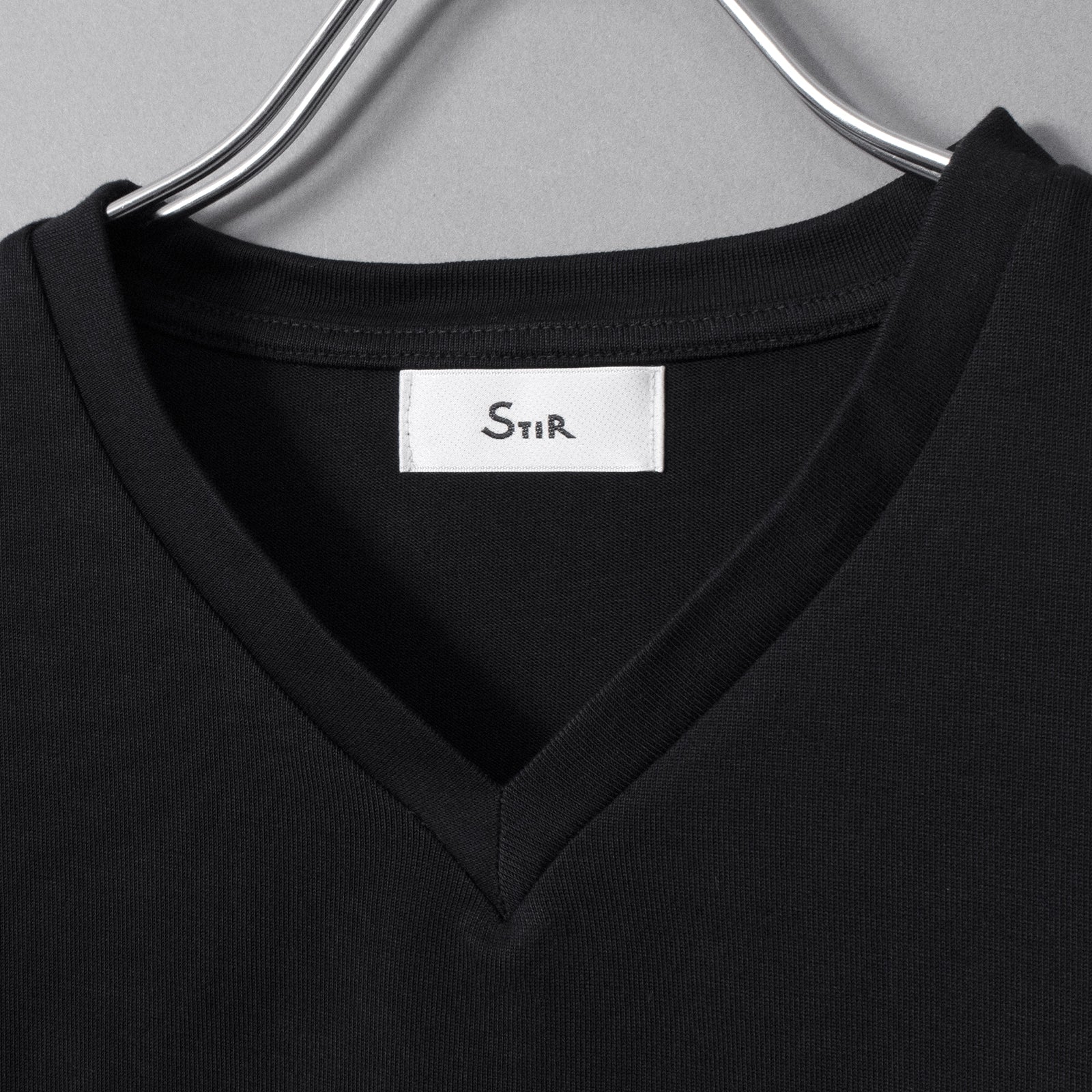 Authentic Dress T V Neck #BLACK