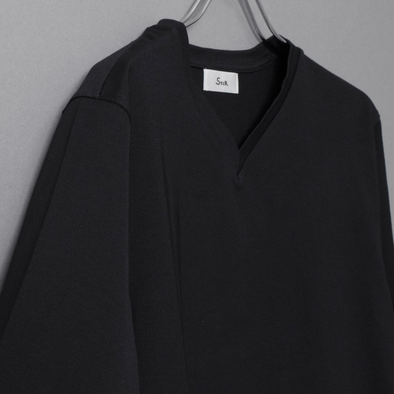 Authentic Dress T V Neck #BLACK