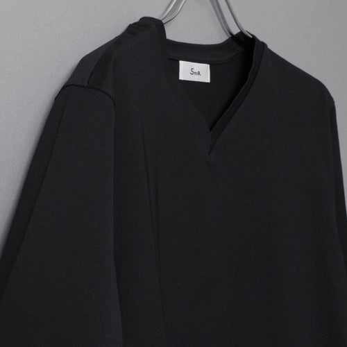 Authentic Dress T V Neck #BLACK