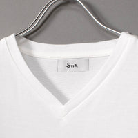 Authentic Dress T V Neck #WHITE