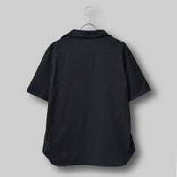 Oblong Collar Dress T Relax #BLACK