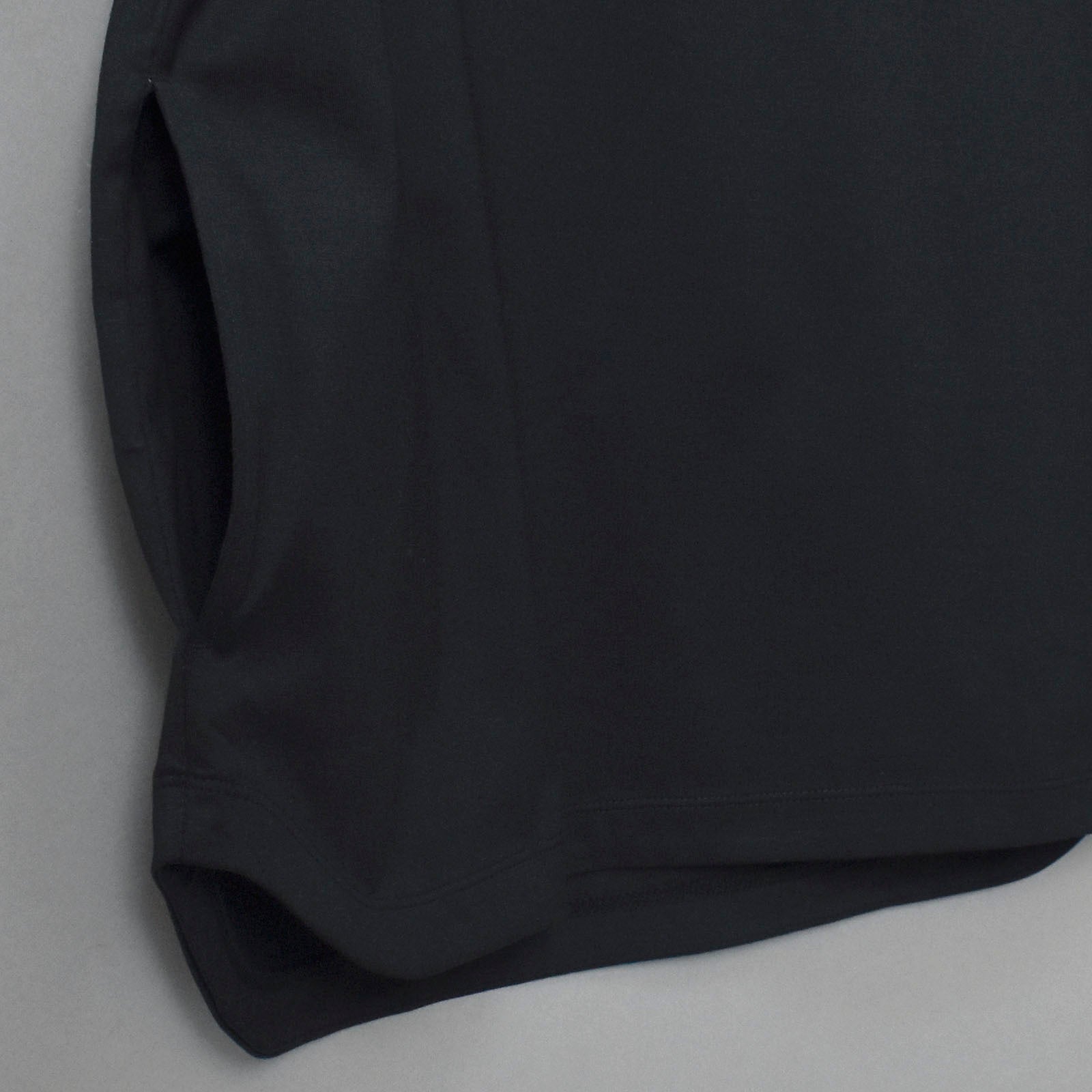 Oblong Collar Dress T Relax #BLACK