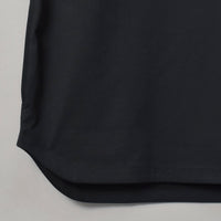 Oblong Collar Dress T Relax #BLACK