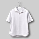 Oblong Collar Dress T Relax #LIGHT GREY