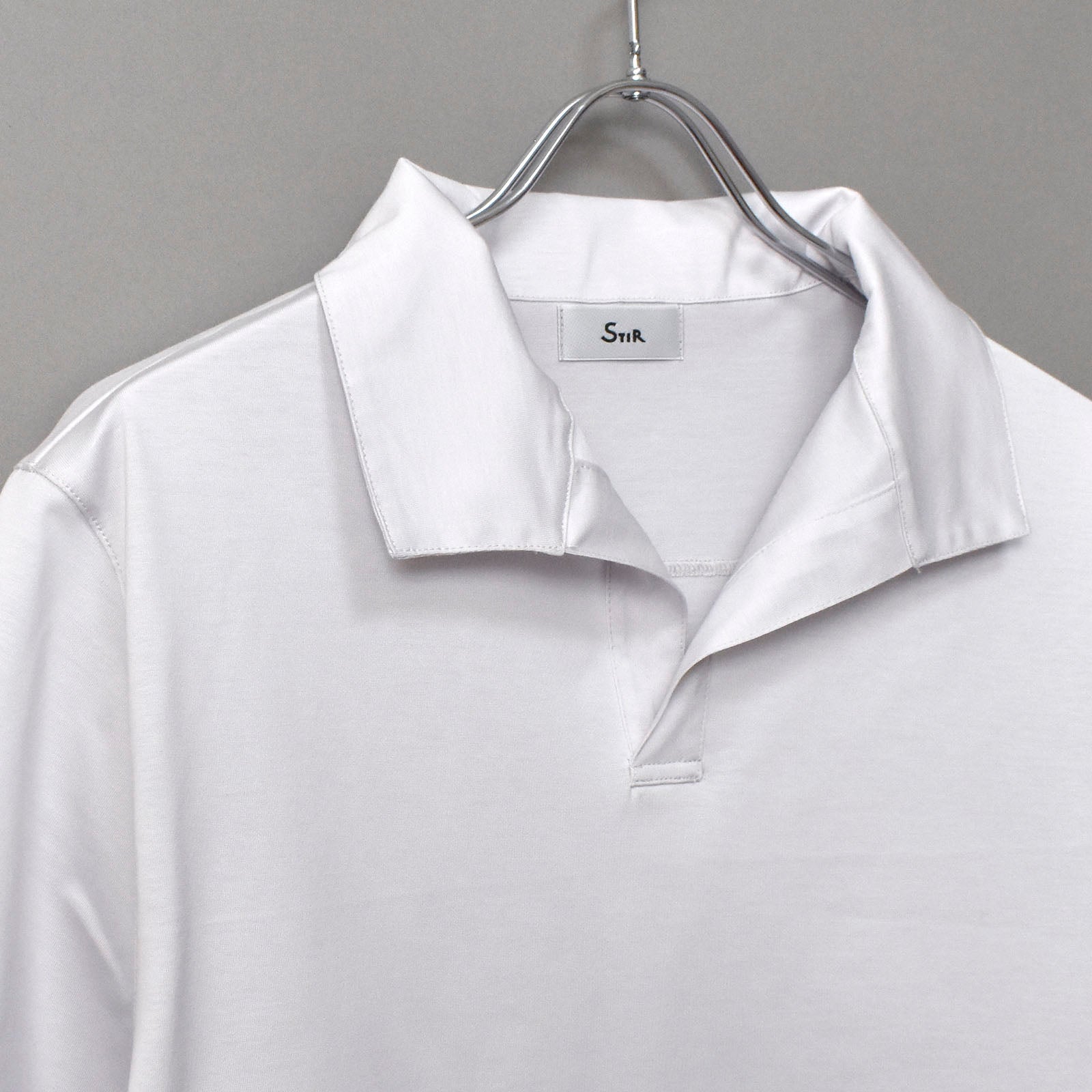 Oblong Collar Dress T Relax #LIGHT GREY