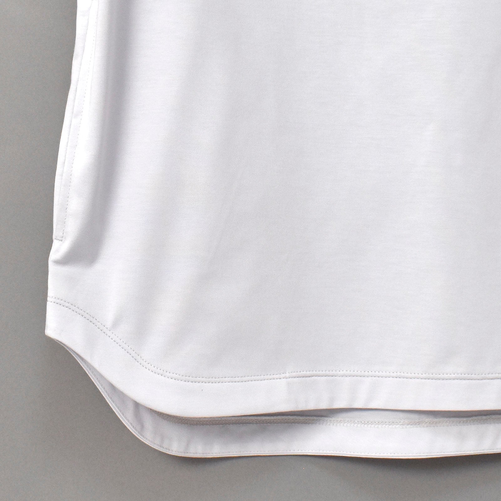 Oblong Collar Dress T Relax #LIGHT GREY