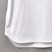 Oblong Collar Dress T Relax #LIGHT GREY