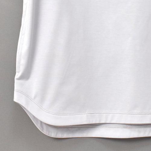 Oblong Collar Dress T Relax #LIGHT GREY