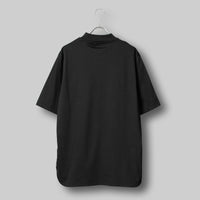 Albini T Smooth Mock Neck Relax #BLACK
