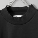 Albini T Smooth Mock Neck Relax #BLACK