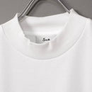 Albini T Smooth Mock Neck Relax #WHITE