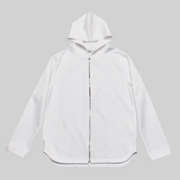 ユースフルドレスジップパーカー / Useful Dress Zip Hoodie #WHITE