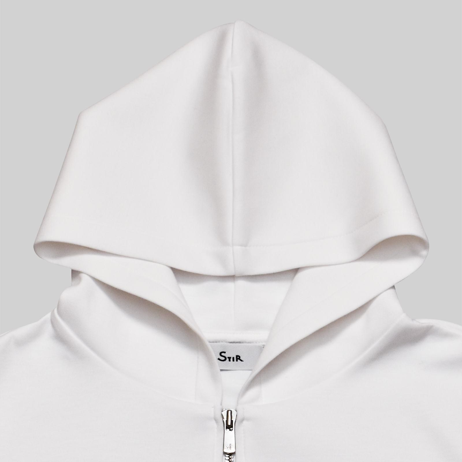 ユースフルドレスジップパーカー / Useful Dress Zip Hoodie #WHITE