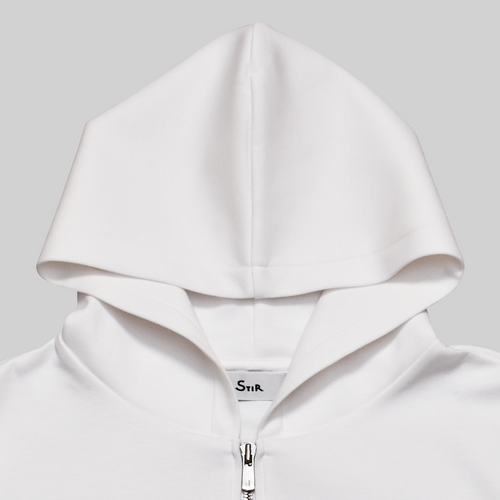 ユースフルドレスジップパーカー #WHITE