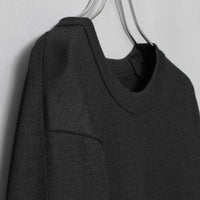 タイディドレスウールセーター / Tidy Dress Wool Sweater #BLACK