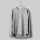 タイディドレスウールセーター / Tidy Dress Wool Sweater #HEATHER GREY