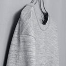 タイディドレスウールセーター / Tidy Dress Wool Sweater #HEATHER GREY