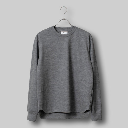 Tidy Dress Wool Sweater classic #DEEP GREY