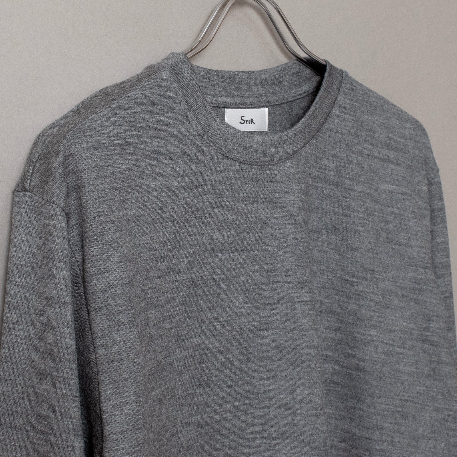 タイディドレスウールセーター クラシック / Tidy Dress Wool Sweater Classic #DEEP GREY