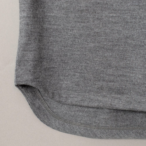 New Huma Dress Wool Sweater classic #DEEP GREY
