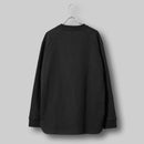 ユージュアルドレススウェットシャツ / Usual Dress Sweatshirt #BLACK