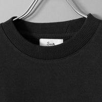 ユージュアルドレススウェットシャツ / Usual Dress Sweatshirt #BLACK