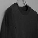 ユージュアルドレススウェットシャツ / Usual Dress Sweatshirt #BLACK