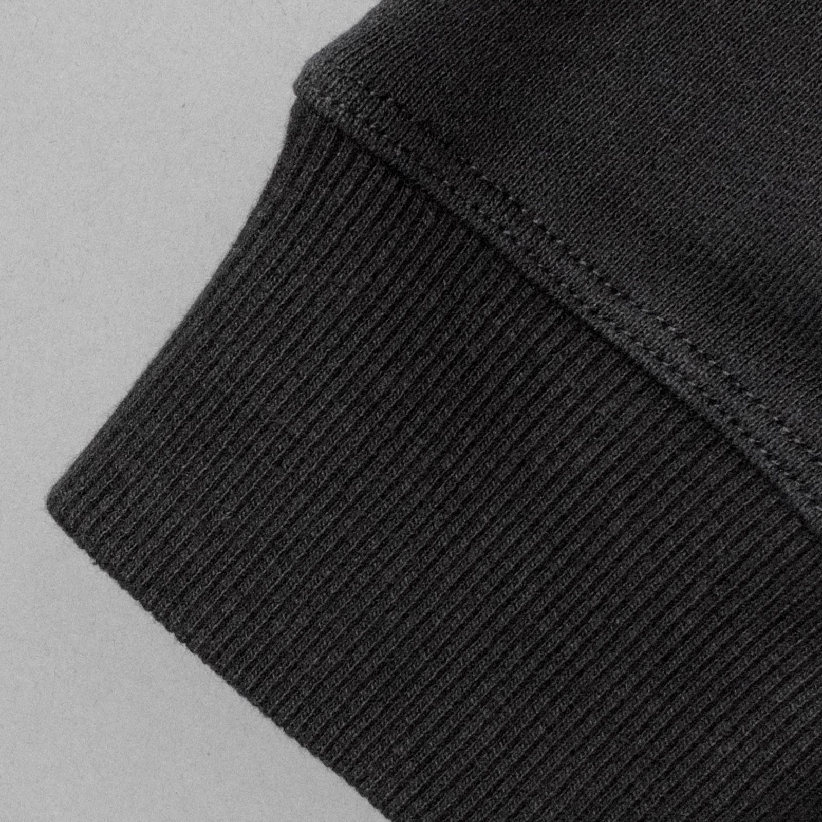 ユージュアルドレススウェットシャツ / Usual Dress Sweatshirt #BLACK