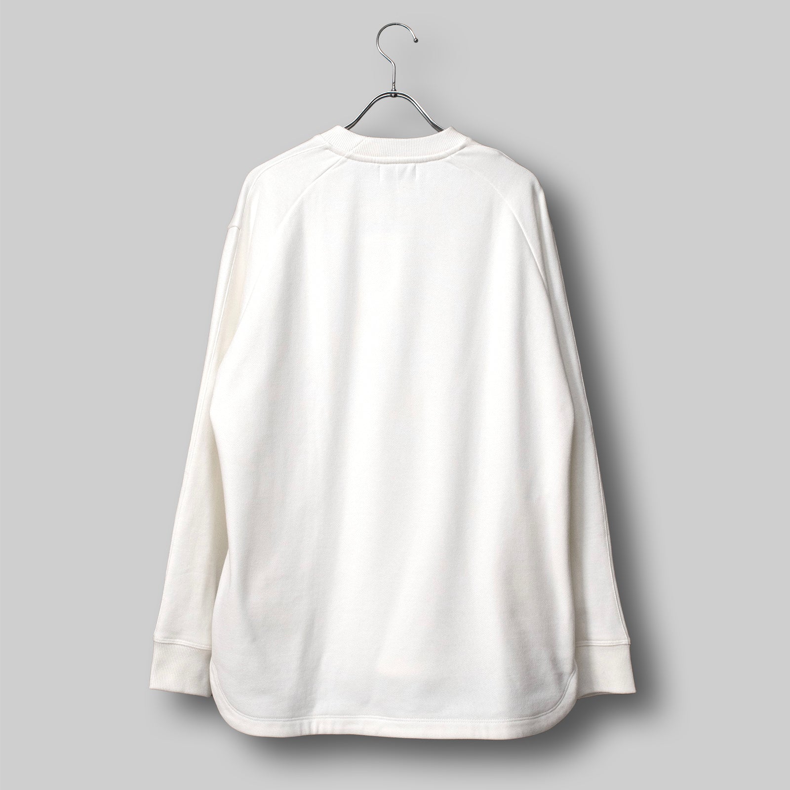 ユージュアルドレススウェットシャツ / Usual Dress Sweatshirt #WHITE
