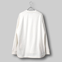 ユージュアルドレススウェットシャツ / Usual Dress Sweatshirt #WHITE