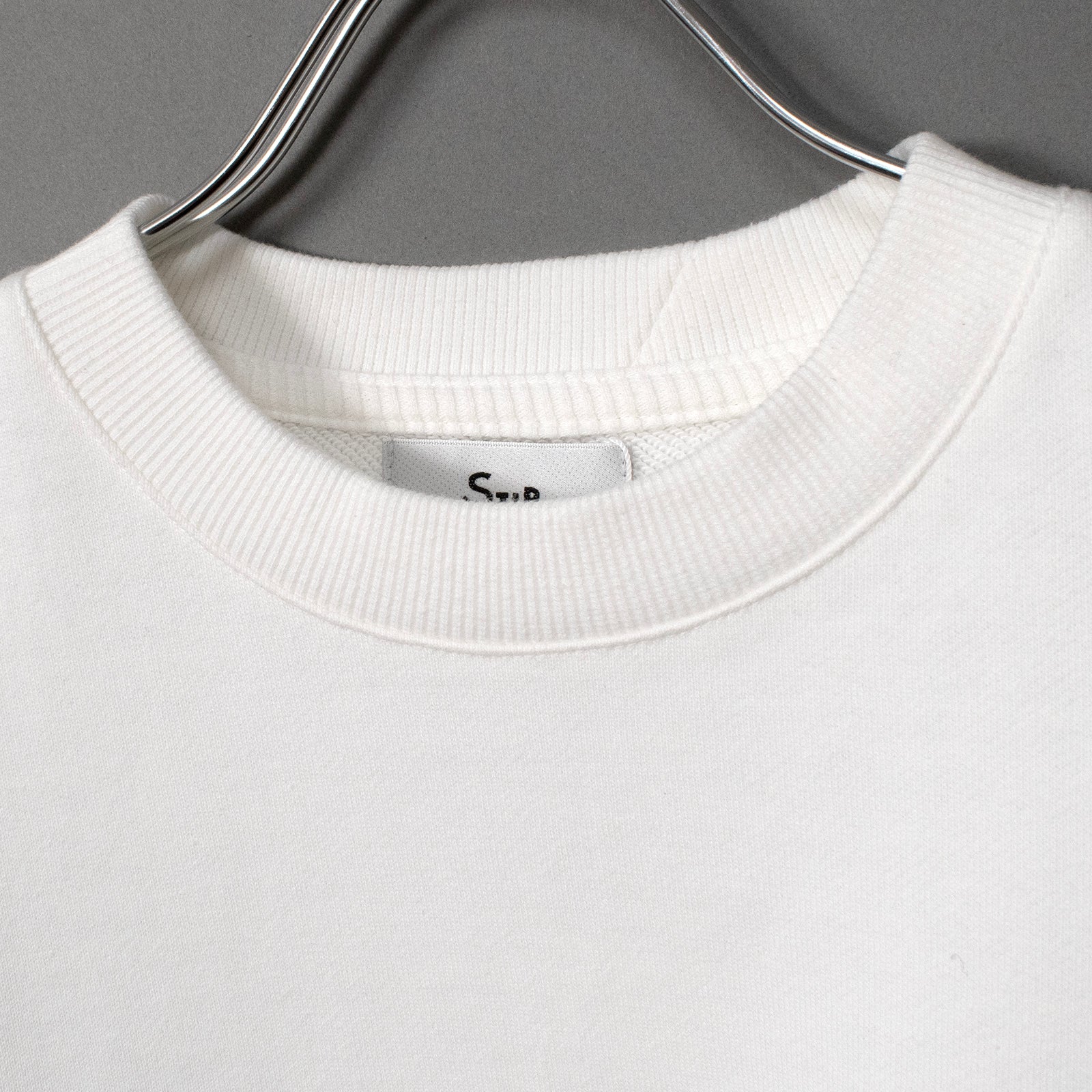 ユージュアルドレススウェットシャツ / Usual Dress Sweatshirt #WHITE