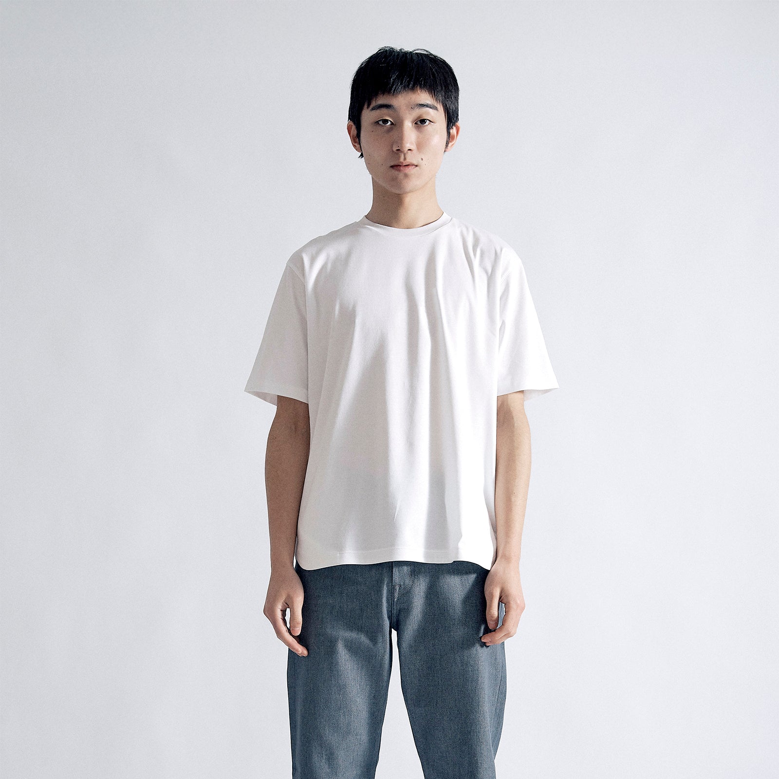 アルビニT スムース クラシック / Albini T Smooth Classic #WHITE