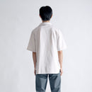 Oblong Collar Dress T Relax #LIGHT GREY