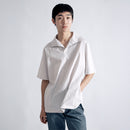 Oblong Collar Dress T Relax #LIGHT GREY