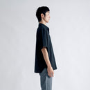 Oblong Collar Dress T Relax #BLACK