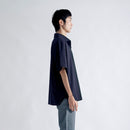 Oblong Collar Dress T Relax #NAVY