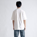 Albini T Smooth Mock Neck Relax #WHITE