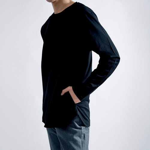 ユースフルドレスT ロングスリーブ #BLACK