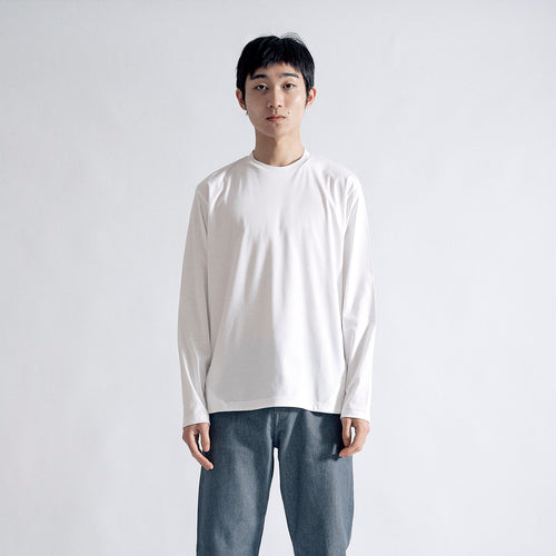 Albini T Smooth L/S Classic #WHITE