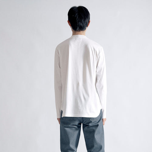 Albini T Smooth L/S Classic #WHITE